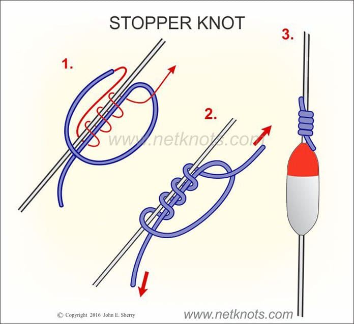 วิธีผูก Bobber Stopper Knot หรือที่เรียกเงื่อนไลน์สต๊อปเปอร์