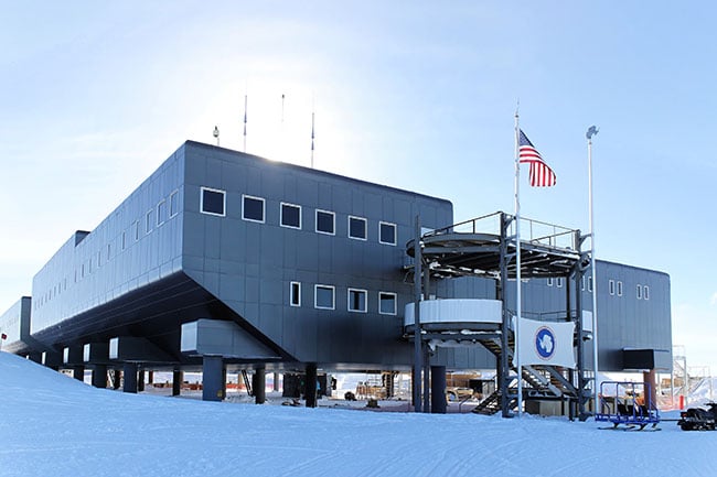 สถานีขั้วโลกใต้ Amundsen-Scott แอนตาร์กติกา